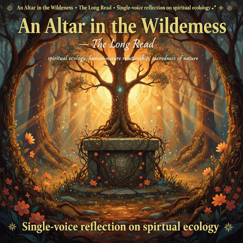 An Altar in the Wilderness — The Long Read