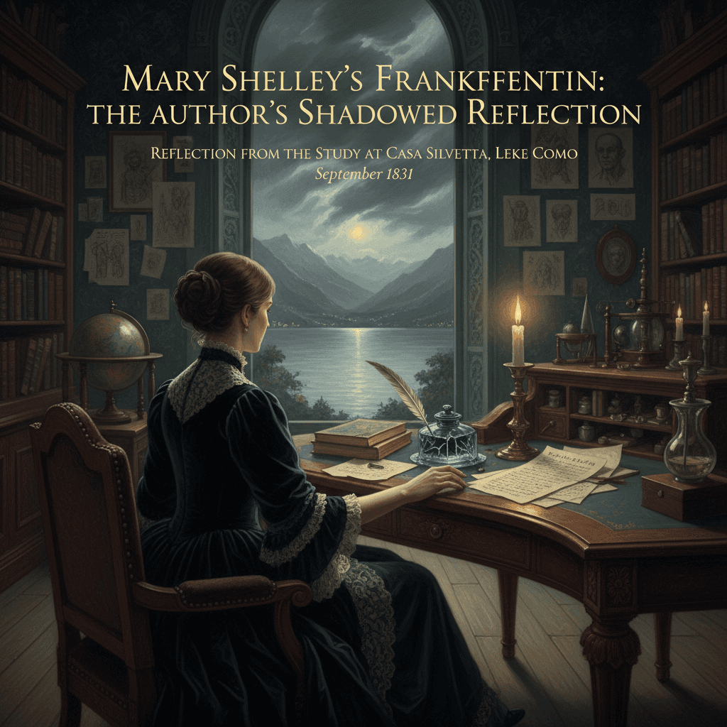 Mary Shelley's Frankenstein: The Author's Shadowed Reflection