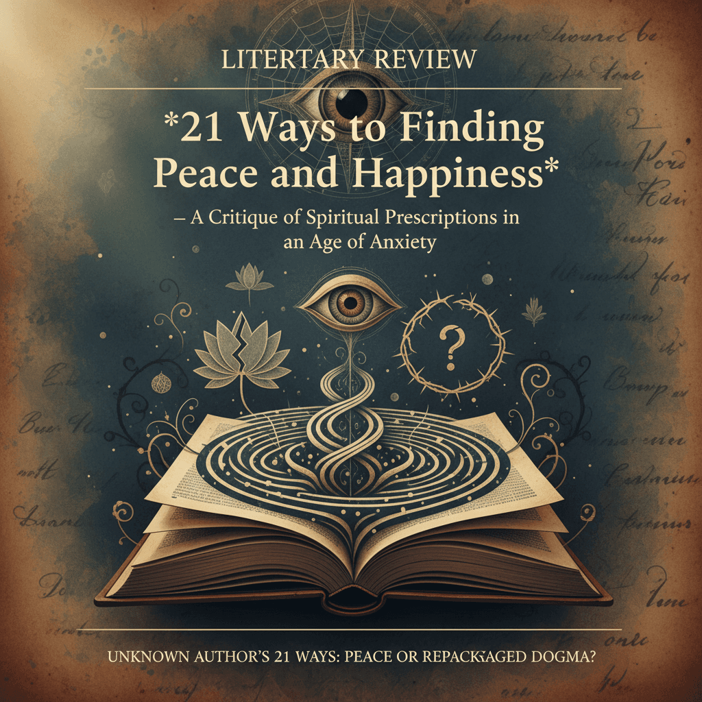 Unknown Author's 21 Ways: Peace or Repackaged Dogma?
